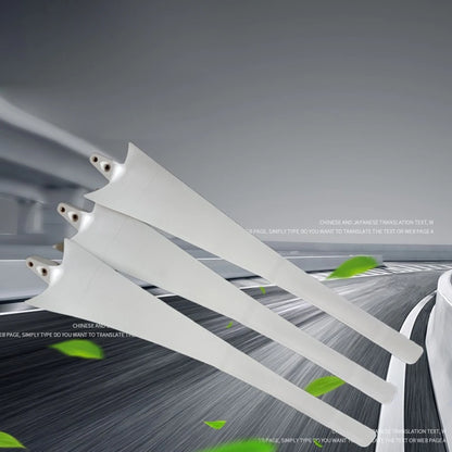 Wind Blades Wind Turbine Blades 1pc 550mm Easy To Install Easy To Use FRP Light Low Starting Torque Stable White