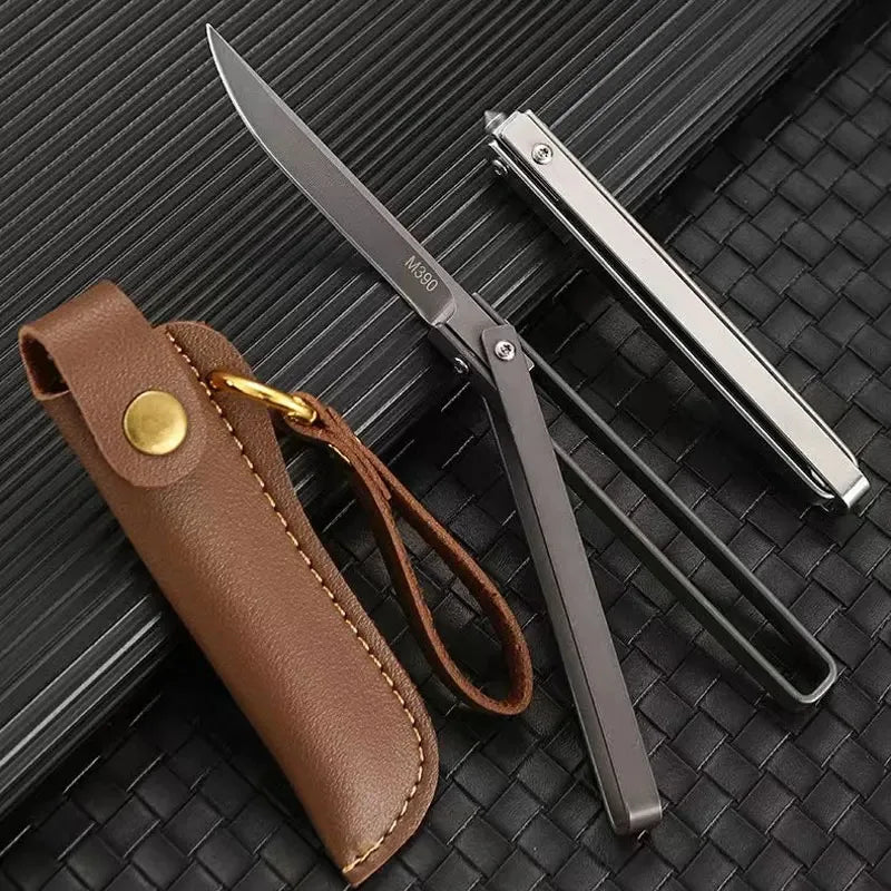 Sharp and High Hardness Folding Kitchen Household Multi functional and Convenient M390 Mechanical Knife