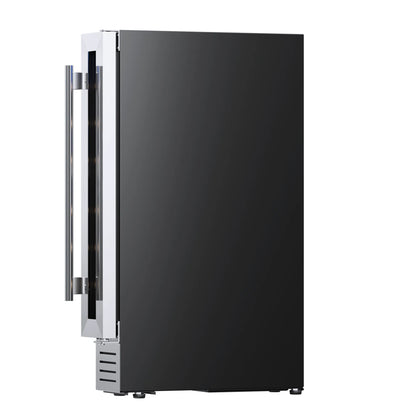 7 Bottle Mini Wine Cooler Refrigerator 5.7 Inch Freestanding Built-in Wine Fridge Constant Temperature R600a Small Wine Chiller Cabinet For Home Bar Kitchen
