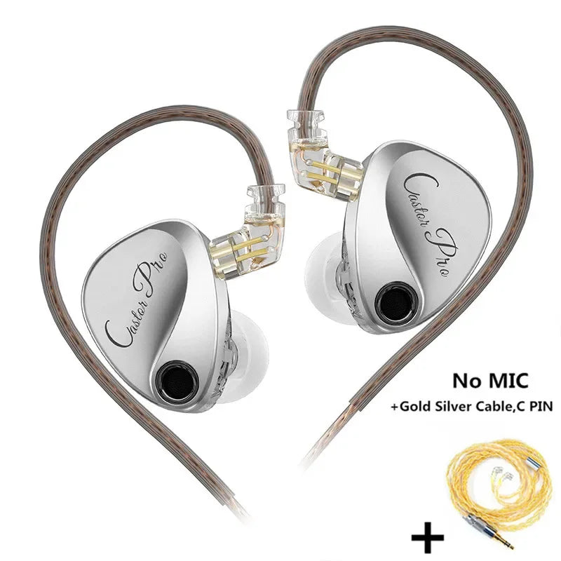 KZ Castor PRO 2DD in Ear HiFi Earphones High-end Tunable Earphones Stets A New Benchmark for Hfi Sound Quality Bass Headsets