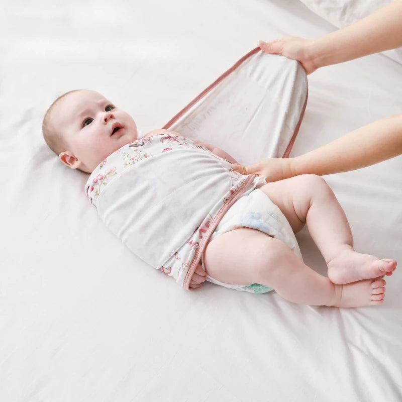 Cotton Baby Swaddle Anti-shock Sleeping Blanket Summer Thin Swaddling Wrap for Newborn Baby Sleeping Bag Bedding Items