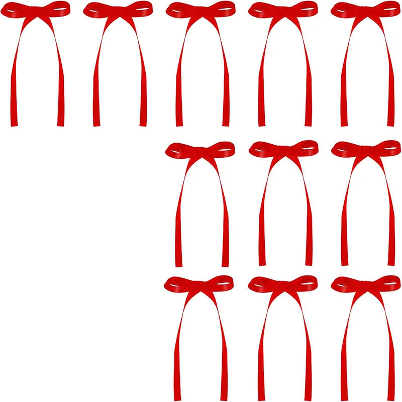 20/30Pcs Bow Cake for Cake Black Red Pink Ribbon Cake Bow Topper Decoration Birthday Decoration Party Supplies Bow Cake Toppers