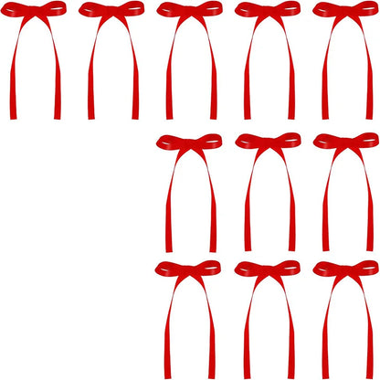 20/30Pcs Bow Cake for Cake Black Red Pink Ribbon Cake Bow Topper Decoration Birthday Decoration Party Supplies Bow Cake Toppers