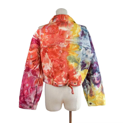 High Quality Women Denim Jacket Casual Fashion Button Style Polyester Denim Jacket Custom Logo OEM Autumn Streetwear Breathable