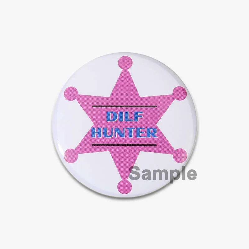 32/44/58mm Creative Round Animal Letter  Pins Cartoon Character Funny Quotes Brooch Badge Punk Jewelry Gift For kids or Firends