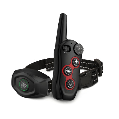 Dog Training Collar/Auto-barking Stopper 2 in 1 Function 500m Remote Control Range Waterproof Pet Electric Collar For Most Dogs