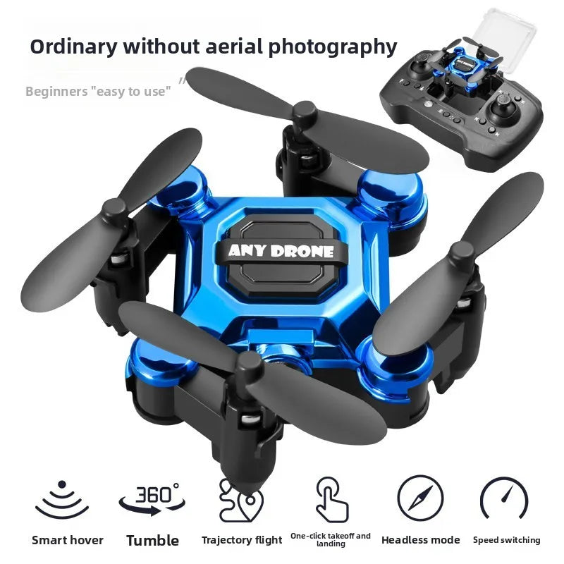 Mini Folding Drone, Remote-Controlled Aircraft, Aerial Photography Quadcopter, Toy, Small, Shockproof Helicopter