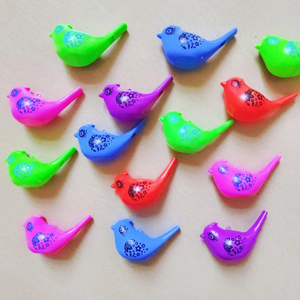 12Pcs Cute Animal Bird Whistle Cheerleading Kids Sports Toy Kids Birthday Party Favor Package Pinata Stuffing Gift