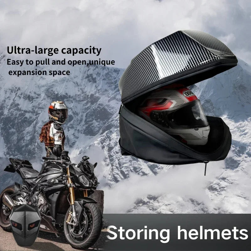 LED Backpack For Man Hard Shell LED Motorcycle Cycling Helmet Backpack for Woman Business Travel Waterproof Laptop Backpack