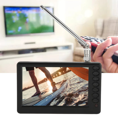 5 Inch Portable TV ISDB T Compliant Rechargeable 1080P Mini Digital Television Mini TV Mini Digital Television  Digital TV