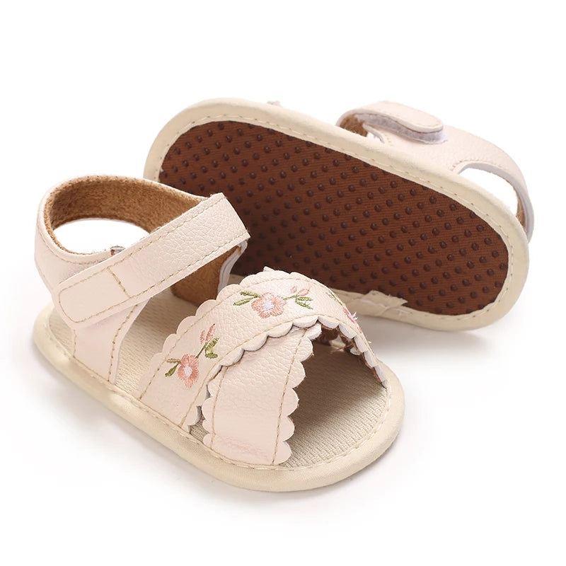 NEW Baby Girls Shoes Non-Slip Soft Soled Lace Bowknot Flats Toddler First Walker Fall Princess Shoes
