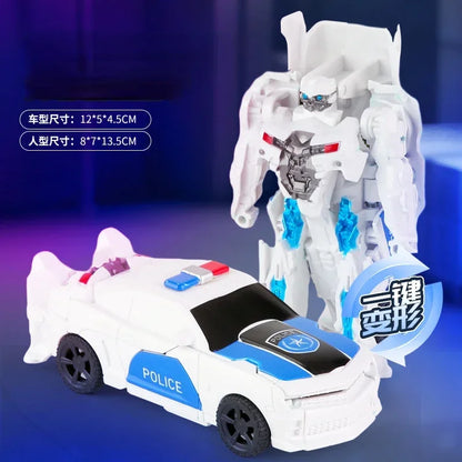 Transformation Toy Robot One Step Deformation Car Action Figure Model Dinosaur Toys for Boys