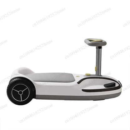 Portable Rechargeable Electric Hover Kart, Anti‑Rollover Ride‑On Scooter for Kids & Adults Outdoor Entertainment