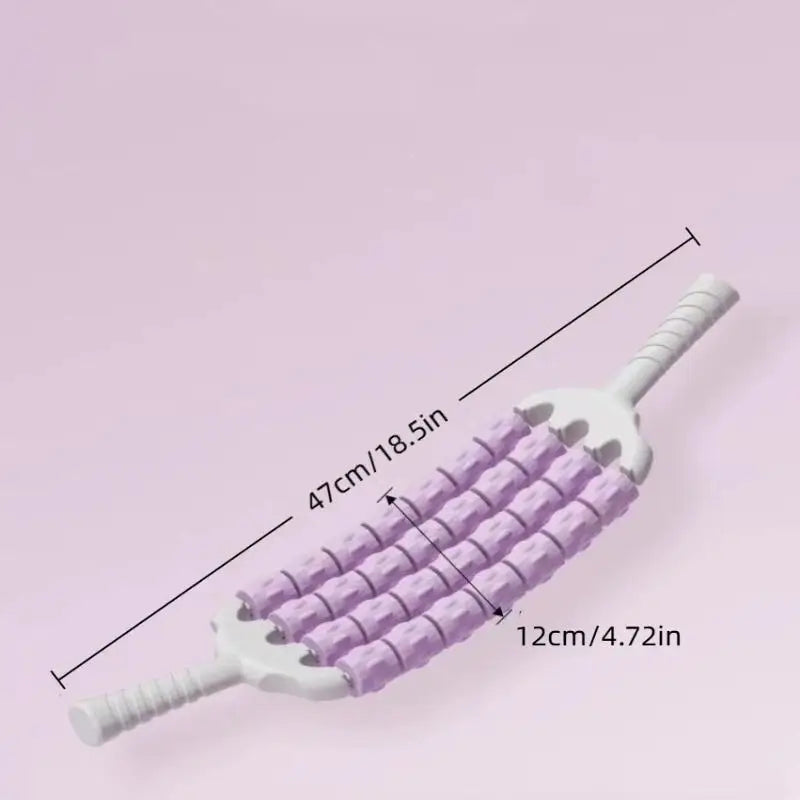 New Flexible Muscle Massage Roller For Leg Back Body Relaxation Portable Yoga Deep Tissue Knobbed Roller Fitness Recovery Tool