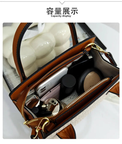 New Michael Kors Women's Fashion Casual Cross Shoulder Bag MK Handbag Business Travel Bag Multi Functional Letter Bag