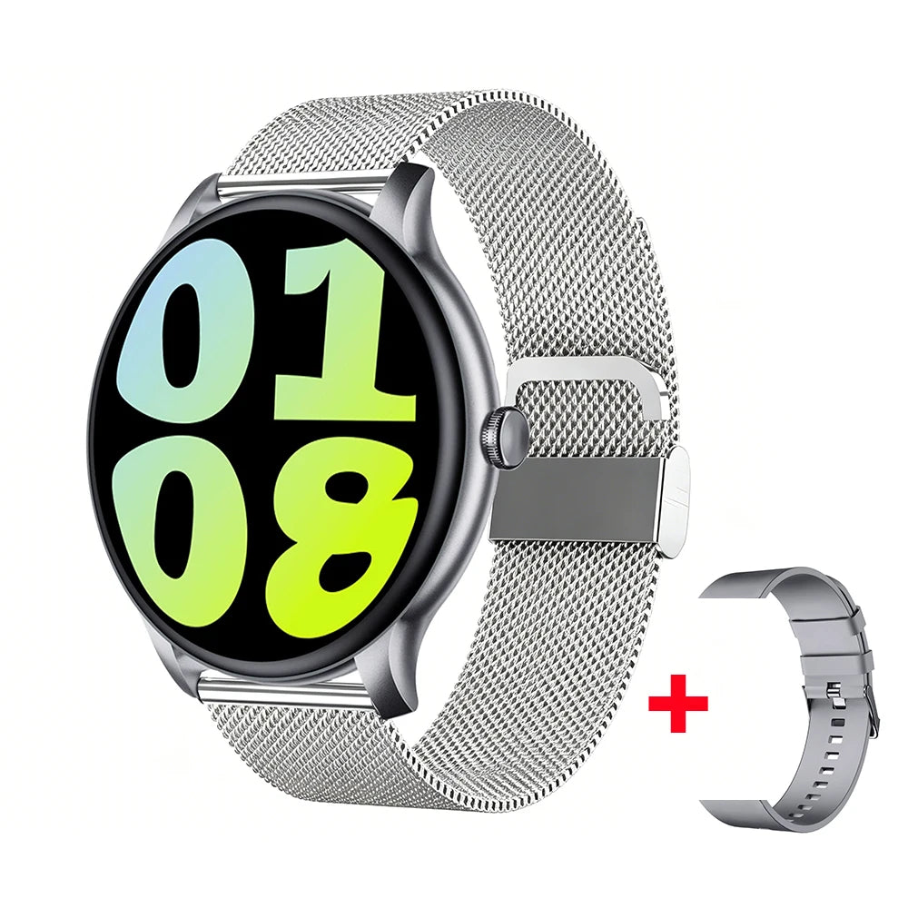 2026 Smart Watch Women Round Smartwatch Bluetooth Call Men Fitness Tracker Bracelet Custom Watch Face Watches For Android IOS