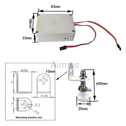 10-20KG Actual Load High Suction Air Pump Suction Cup Mechanical Arm Robot Gripper Claw Supports Arduino