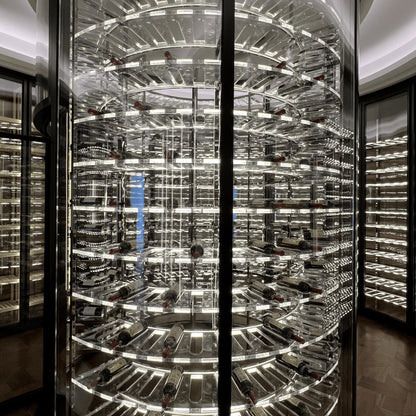 Top Sell Wine Fridge Chiller Split Type Cooling Unit System Wine Cabinet Multiple Temperature Zone Smart Wine Cooler