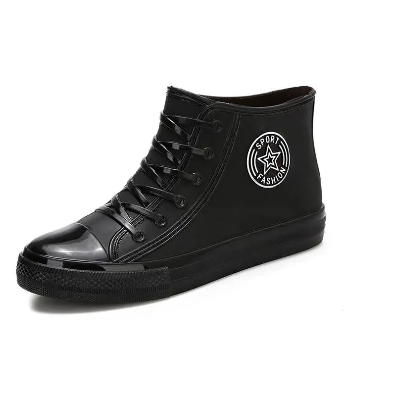 2026 New Heavy Duty Thick Bottom Rubber Rain Boots Woman Waterproof Anti-skid Casual Boots for All Seasons Female Water Shoes