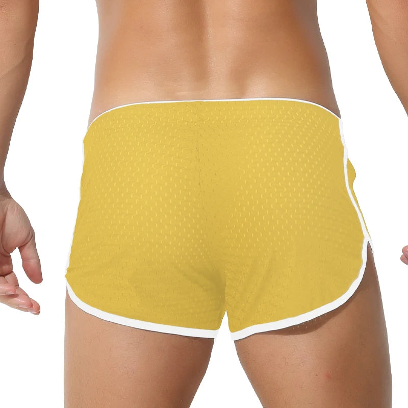 Men's Arrow Pants Ice Silk Underwear Boys Summer Teenagers Boxer Shorts Loose Personalized Trendy Boxer Briefs