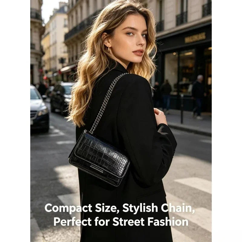 Women's Rhombus Chain Small Square Bag 2026 High-End Fashion Shoulder Messenger Mini Bag Versatile Elegant Trendy