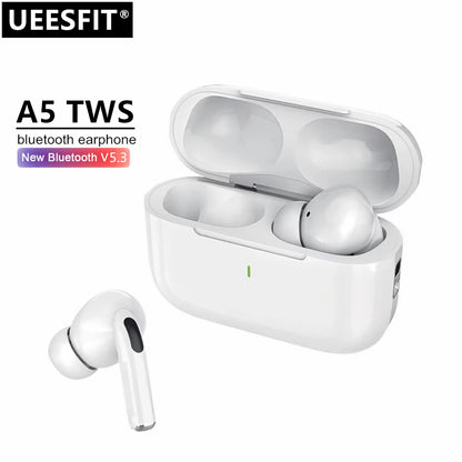 UEESFIT A5 TWS Bluetooth Earphones Hifi Sound Headphones Sport Headset True Wireless Earphones Noise Canceling Earbuds For Phone