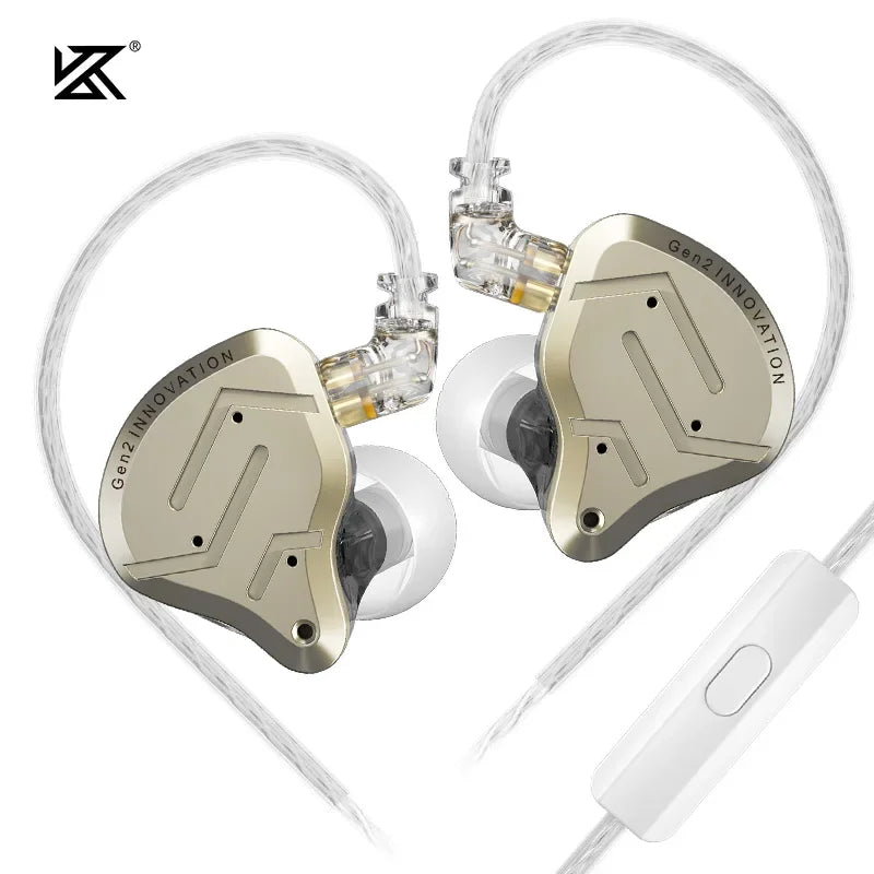 KZ ZSN Pro 2 Hybrid Drive 1BA 1DD in Ear Earphones HIFI Bass Headset Monitor Earbuds Sport Game Headphone EDXPROX ZS10PRO