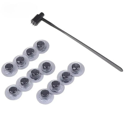 Chineses 7 Star Needle & Plum Blossom Dermal Hammer Seven Star Acupuncture Needle Set Replaceable Needle Heads