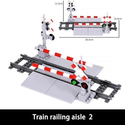 NEW City Trains Flexible Tracks Soft Straight Curved Rails Switch Building Block Creative Models Railways Toys For Kids Gifts