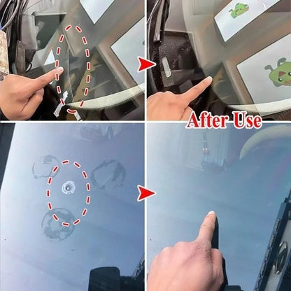 Magic Windscreen Crack Repair Set - Auto Glass Scratch Eraser for Cars Trucks Motorcycles