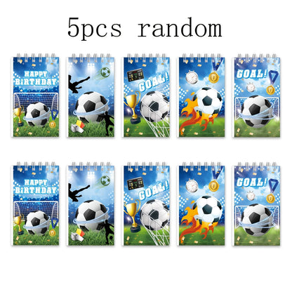 Football-Themed Notebook, Smooth Writing, Student Mini Notebook, Schedule Memo Pad, Diary and Planner for Football Enthusiasts.