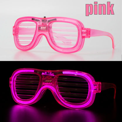 5/10/15/20/30 Pcs Led Neon Party Glasses Light Up Sunglasses Glow in the Dark Glasses for Kids Adults Party Supplies