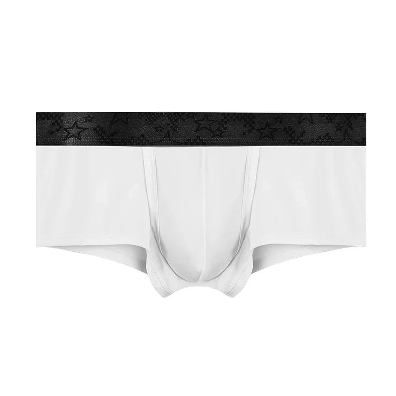 Spermatic vein underwear for men, ice silk summer thin style for men, scrotal support bullet separation varicose flat shorts