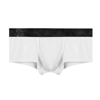 Spermatic vein underwear for men, ice silk summer thin style for men, scrotal support bullet separation varicose flat shorts