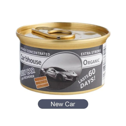 Car Air Freshener Bubble Gum Scent Perfume Canned Wood Block LongLasting Strong Aroma Auto Home Closet Deodorizer