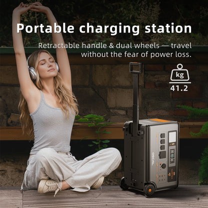 OSCAL PowerMax 3600SE Portable Power Station With 200W Solar Panel, 3600Wh LiFePO4 Battery, Solar Generator optional 200W Solar Panel, 3600W (Surge 7200W) Fast charging Home Backup Battery, Power Supply for Camping, RV
