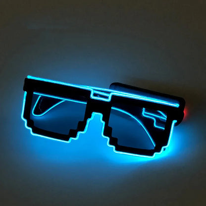 Wireless Light Up Glasses,LED Luminous Glasses Glow in the Dark Party Supplies Gift for Party, Dance, DJ, Halloween, Christmas
