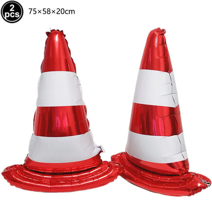 40'' Number Race Car Balloon Racetrack Balloon Truck Bike Wheels Tire Racing Car Theme Party Supplies Boys' Birthday Party Favor