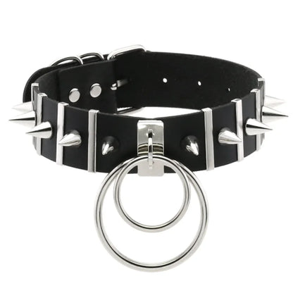 1pc Harajuku Gothic Spike Rivet Star Necklaces Collares Hip Hop Rock