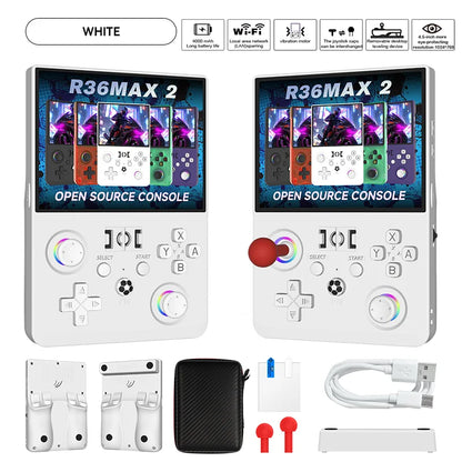 MAXⅡ 2026 Newest  4.5 Inch Retro Handheld Game Console 1024x768 IPS HD Screen Portable Open Source Linux System with 2*Joys