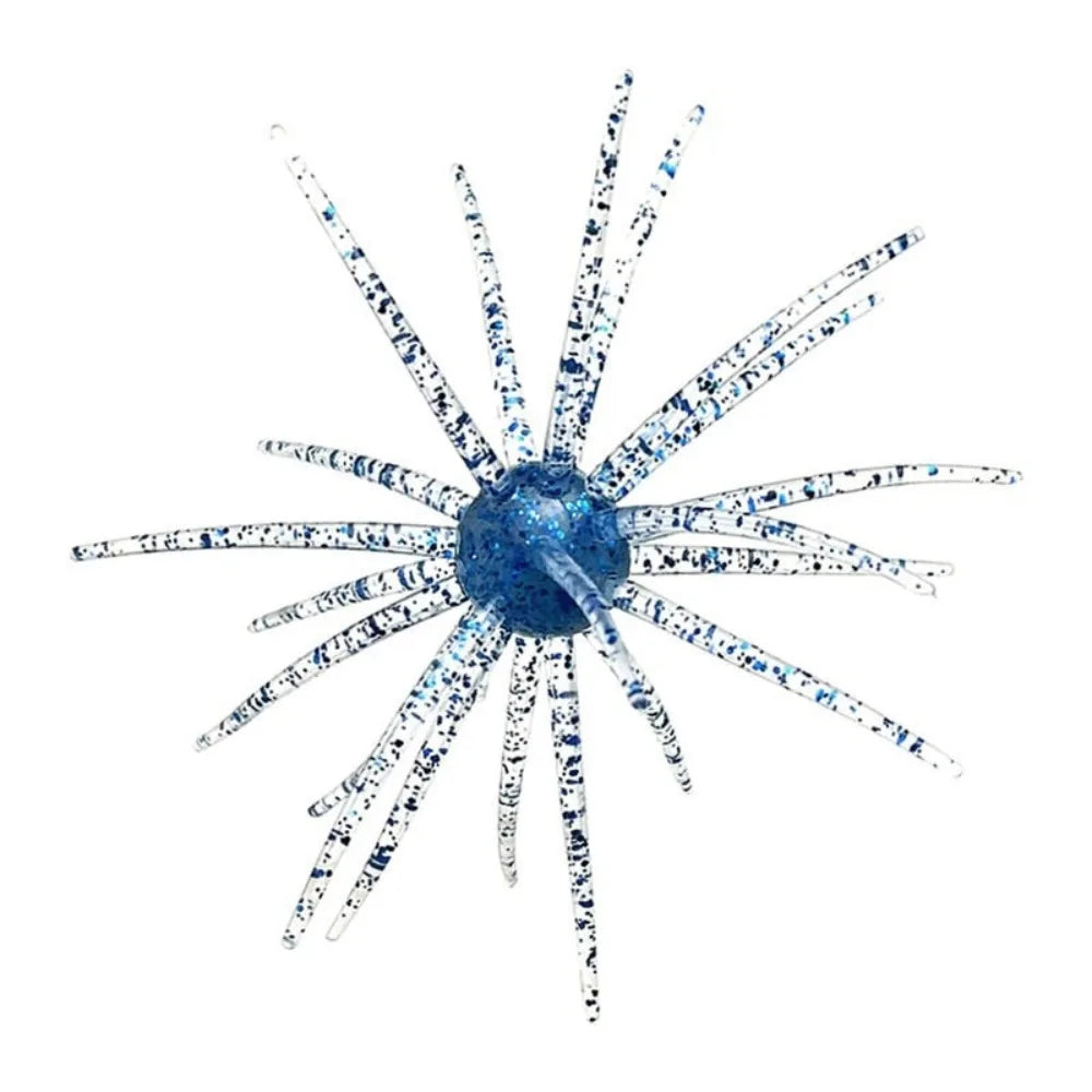 1PC/2PCS Dice Fishing Sea Urchin Lures 2.8g 8.7g Silicone Worm Silicone Worm Lure Handmade Artificial Tackle.
