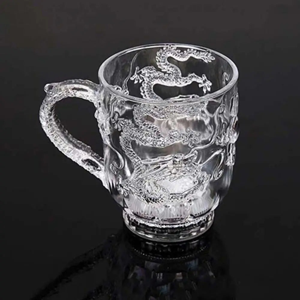 LED Flash Magic Color Changing Dragon Cup Water Activated Light-Up Beer Coffee Milk Tea Wine Whisky Bar Mug Travel Gift Taza 1pc