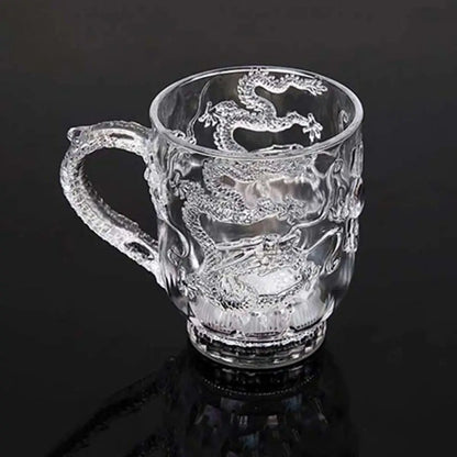LED Flash Magic Color Changing Dragon Cup Water Activated Light-Up Beer Coffee Milk Tea Wine Whisky Bar Mug Travel Gift Taza 1pc