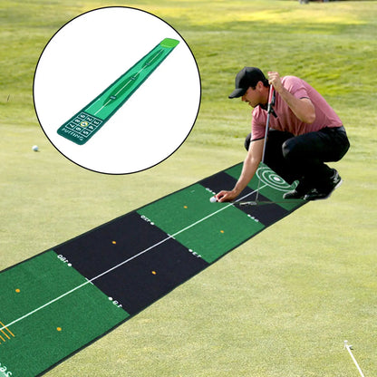 Golf Putting Indoor Golf Hitting Mat Green Mat Golf Practice Training Aid Equipment for Home Outdoor Backyard Golf Practice
