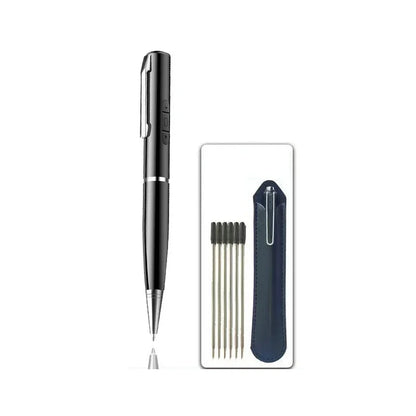 Lenovo New 128GB AI Digital Voice Recorder Pen, Smart Noise Reduction Audio Recorder with Playback & Charging, Writing Pen Style