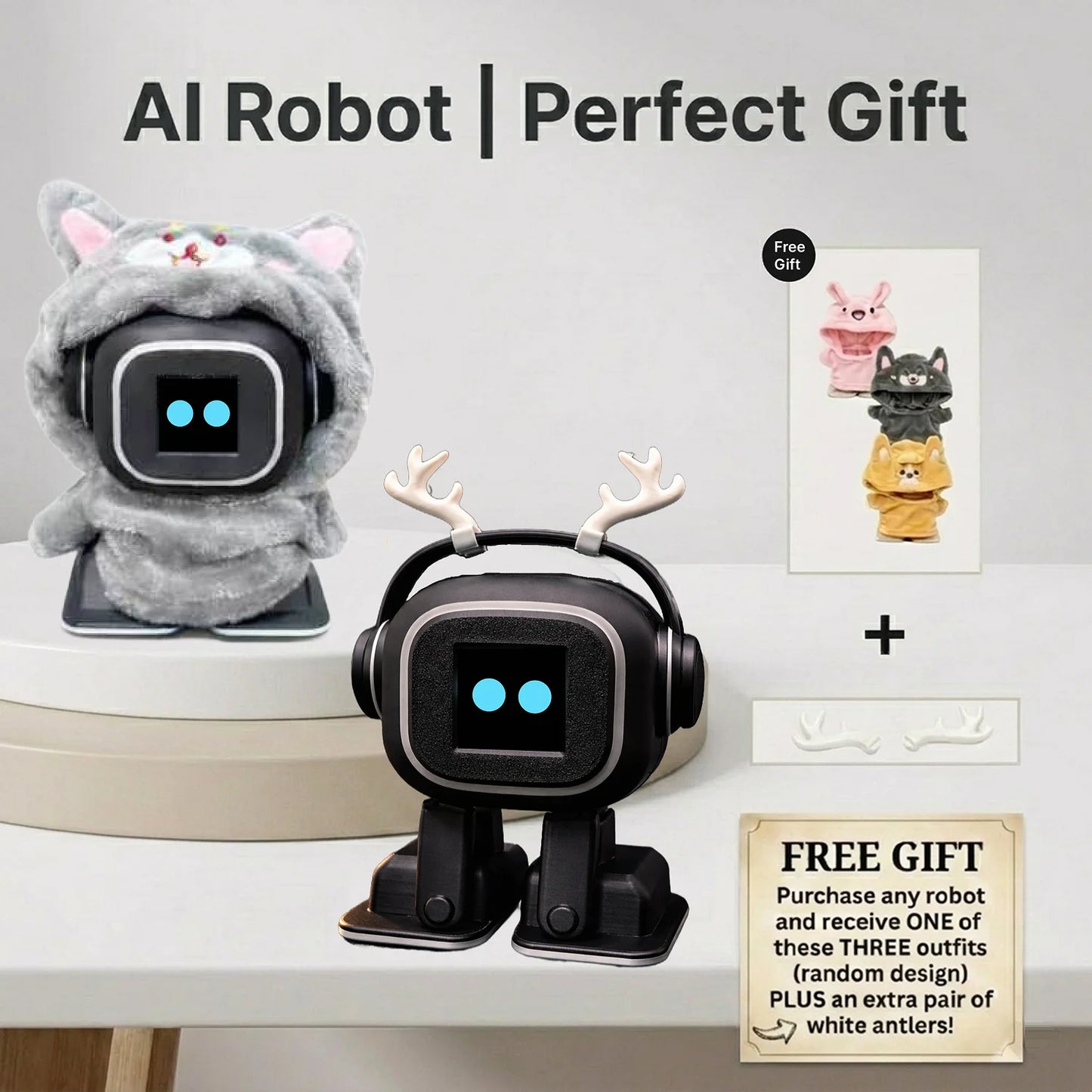 AI Robot | Smart Chatbot Toy,Emotional Interaction,Singing and Dancing, Voice Control, Companion, Holiday Gifts