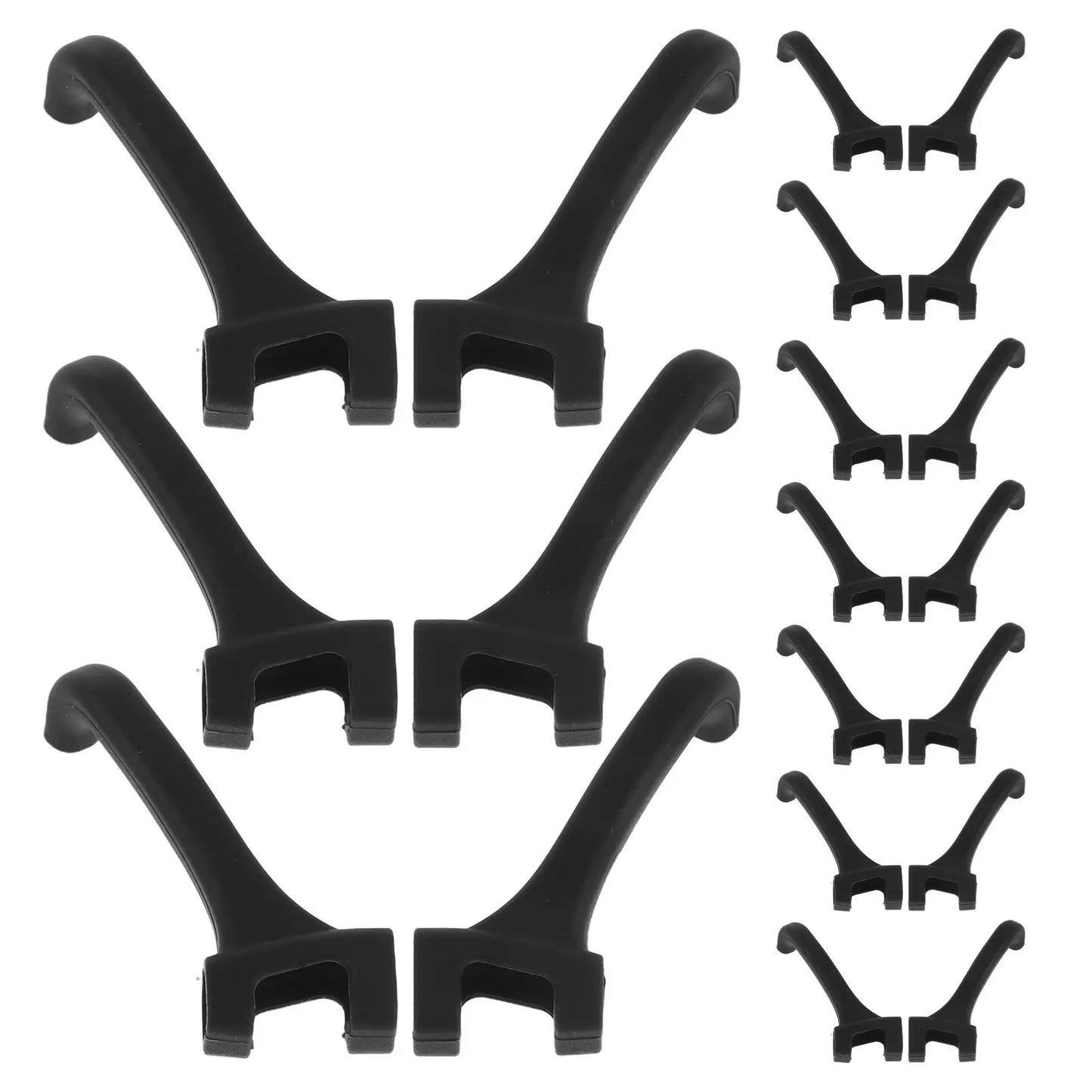 10Pairs Sound Tube for Smart Glasses Silicone Audio Booster Privacy Ear Tips Sound Leakage Control Eyewear Accessory Enhanced