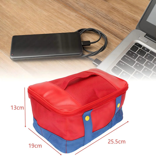 Large Capacity Carrying & Storage Case, All-in-One Protective Travel Bag for Full Set Game Console & Controllers, Shockproof