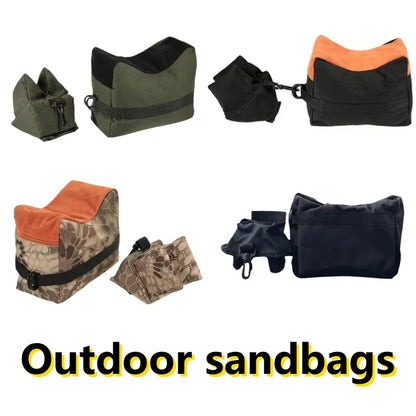 Front And Rear Bags Sandbags (Without Sand) Outdoor Camping Storage Bag Portable Item Storage And Storage Sandbags