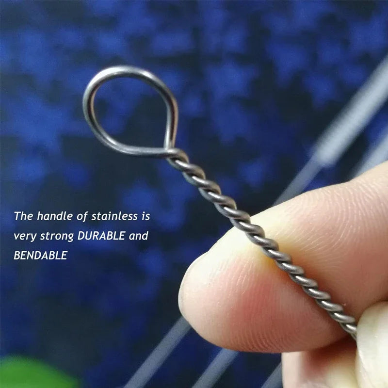 Drinking Straw Cleaning Brush Kit Reusable Tube Pipe Cleaner Nylon Stainless Steel Long Handle Cleaning Brushes for Straws